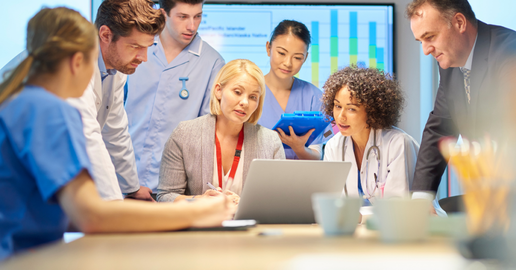 healthcare administrators and physicians working together to master patient access data management